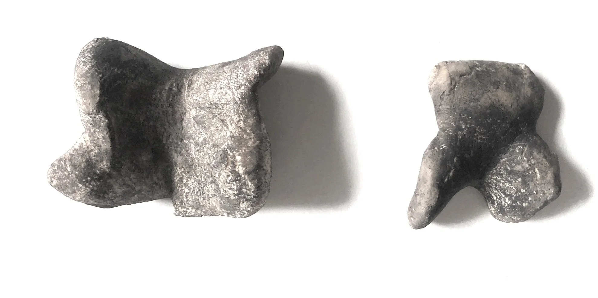 imprints of a handshake