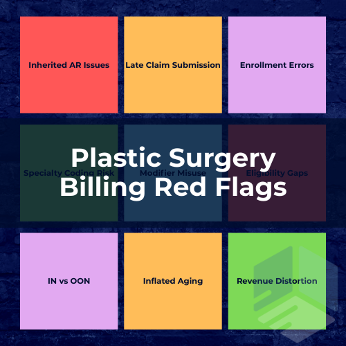 Plastic Surgery Billing Red Flags That Impact AR, Denials, and Cash Flow