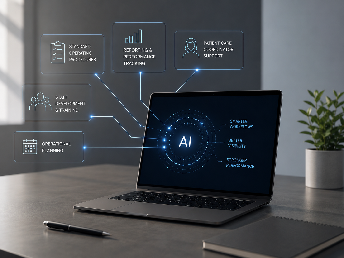 PS2 Practice Management helps plastic surgery practices implement and use AI.