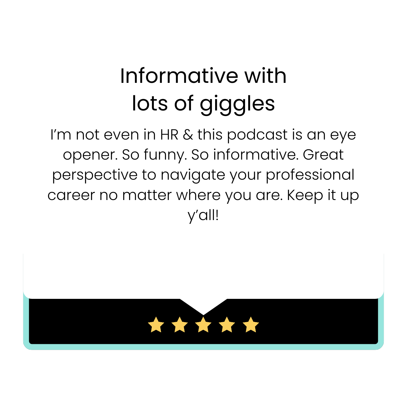 Podcast Review - Informative with lots of giggles.png
