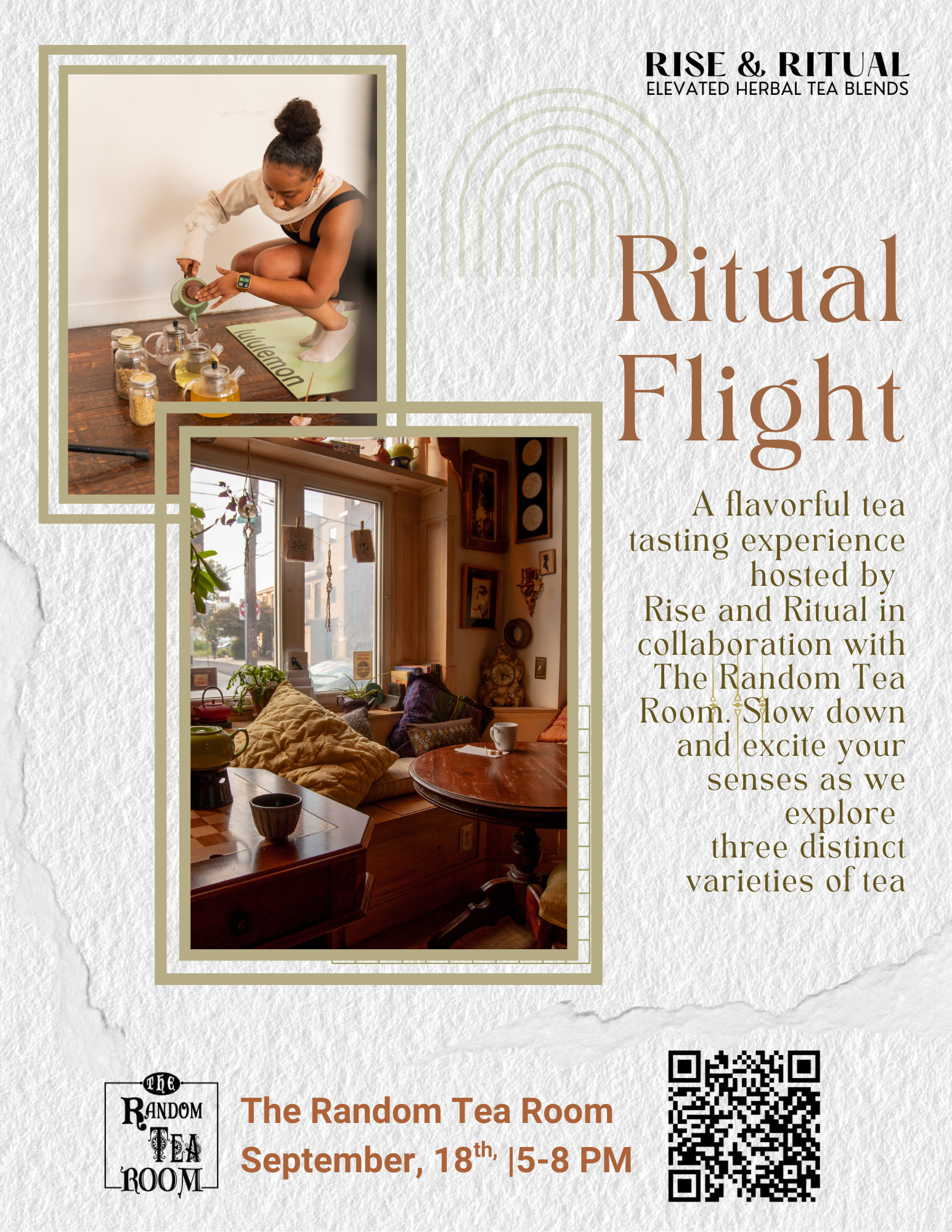 Tea Ritual Label Ritual Flight (Tea Tasting) — Rise & Ritual