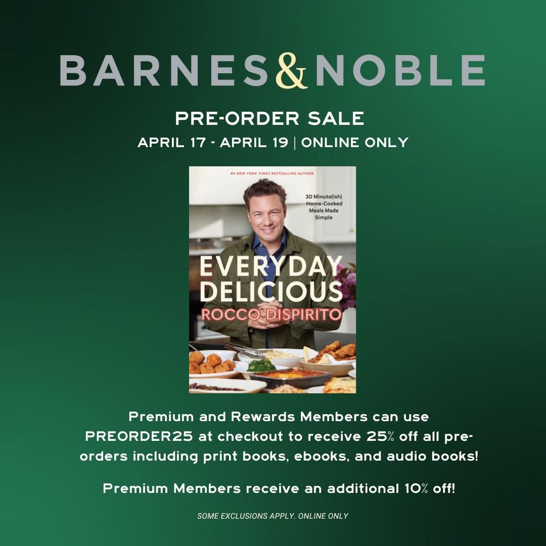 It&rsquo;s that time of year again! @barnesandnoble Rewards and Premium Members get 25% off all pre-orders from April 17 through 19 with code PREORDER25! Premium Members get an additional 10% off! What are you waiting for? Pre-order your copy of Ever