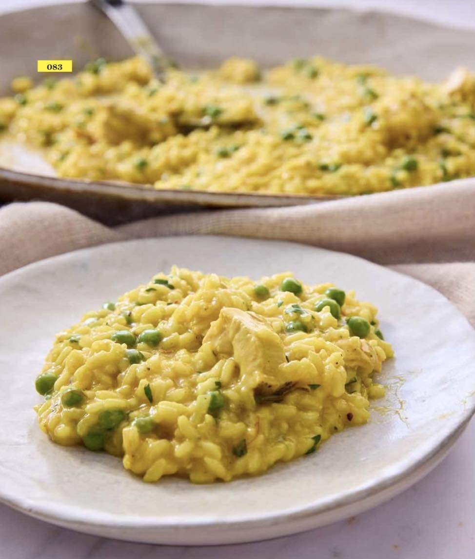 Spring Saffron Risotto is a luxurious and vibrant dish that celebrates the flavors of spring. It&rsquo;s creamy, flavorful and perfect for showcasing the fragrant saffron threads that create a beautiful golden hue. 

Find it in my new cookbook, Every