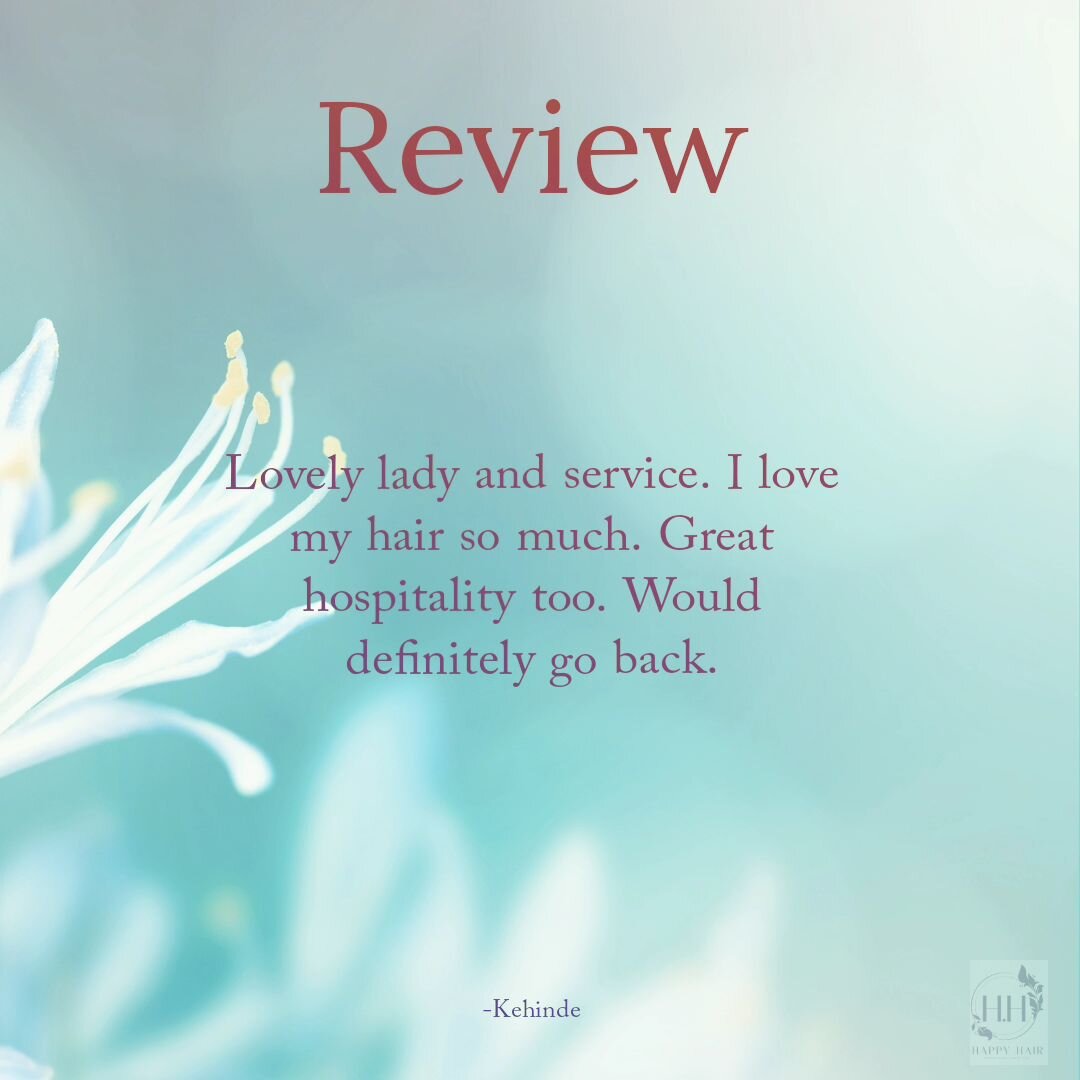 We love reviews 😍🔥

Thank you.

Book an appointment queens 

Link in bio ☝🏼 

Shop Happy hair 

#happyhairuk #watford #microlinksextensions #Afrohairstylist #watfordhairdresser #londonwigs #londonhairdresser #goddessbraids #hairinspiration #stitch