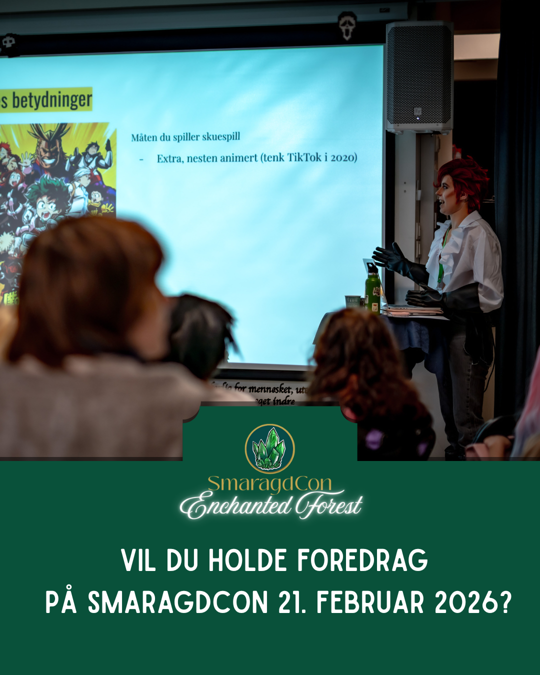 Vil du holde foredrag på SmaragdCon 2026?