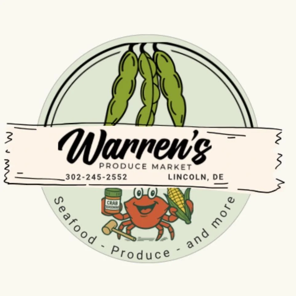 Warren's Produce Market is a local farm stand and seafood market, offering fresh Produce, seasonal fruits, vegetables, sweet corn, and homemade jams. They also sell seafood including steamed blue crabs, shrimp, clams, scallops, and oysters. 