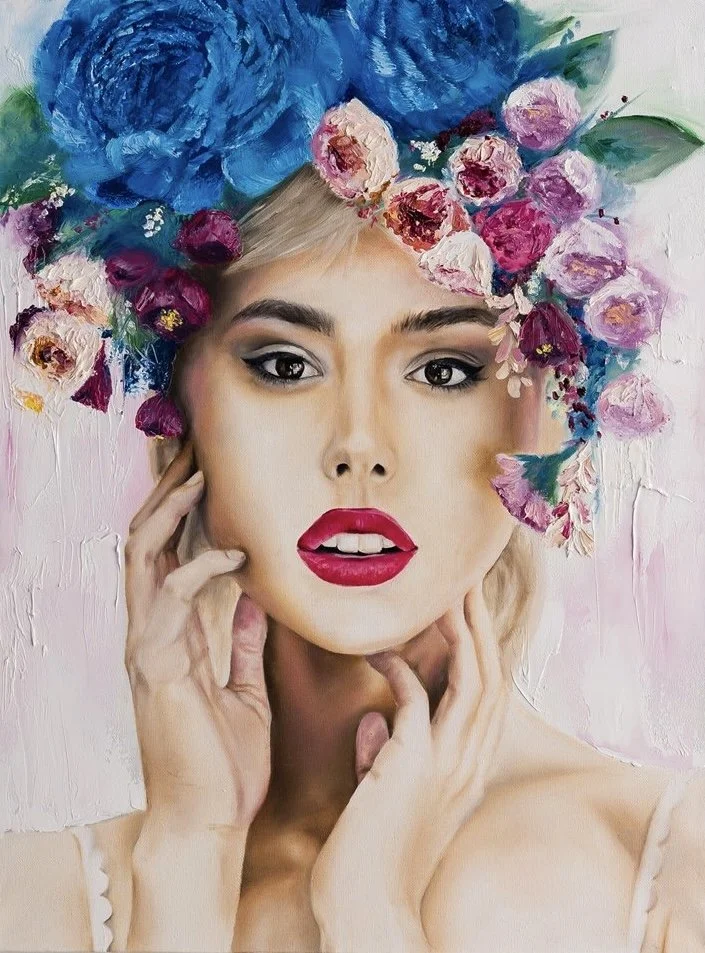 Pastels on Sunday - oil on canvas - 24 x 18  in - 2025
