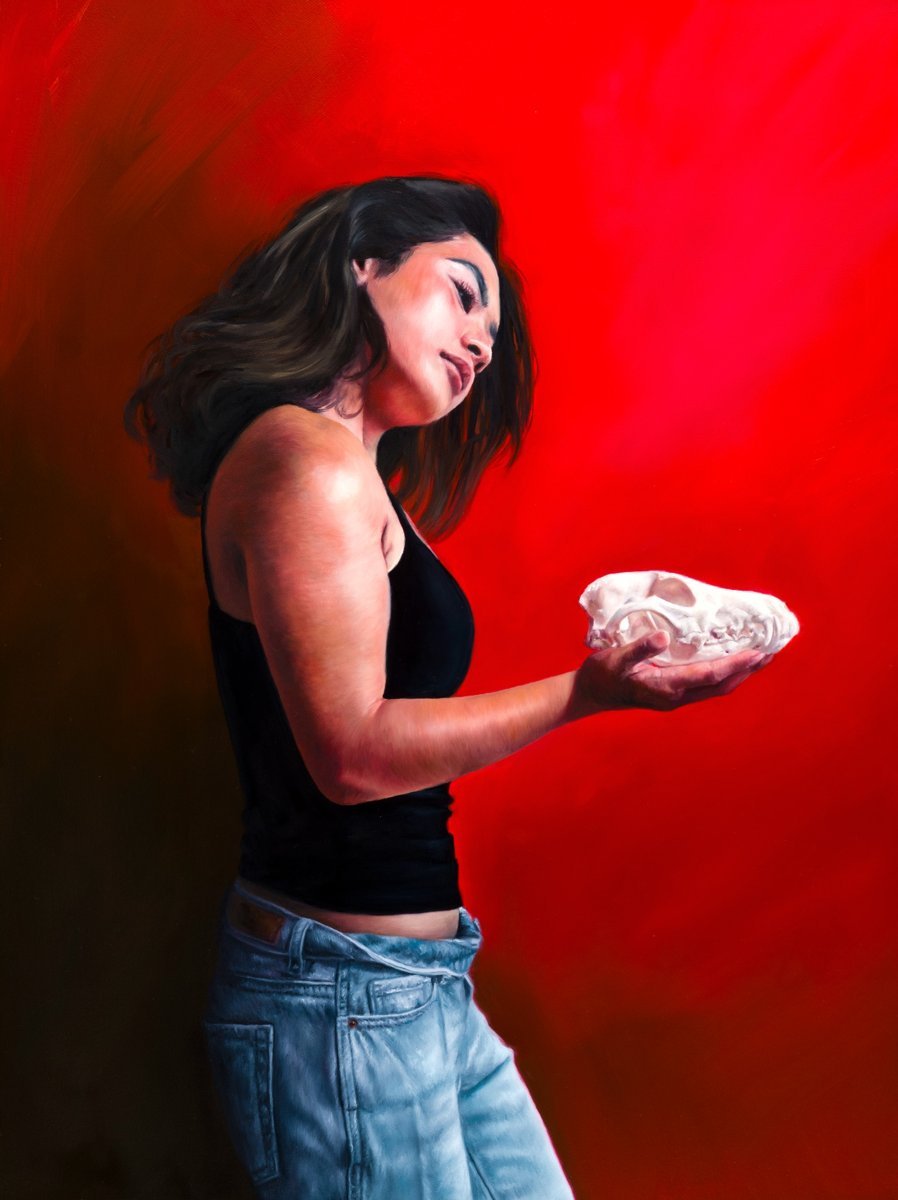 What We Carry - oil on canvas - 24 x 18  in - 2025