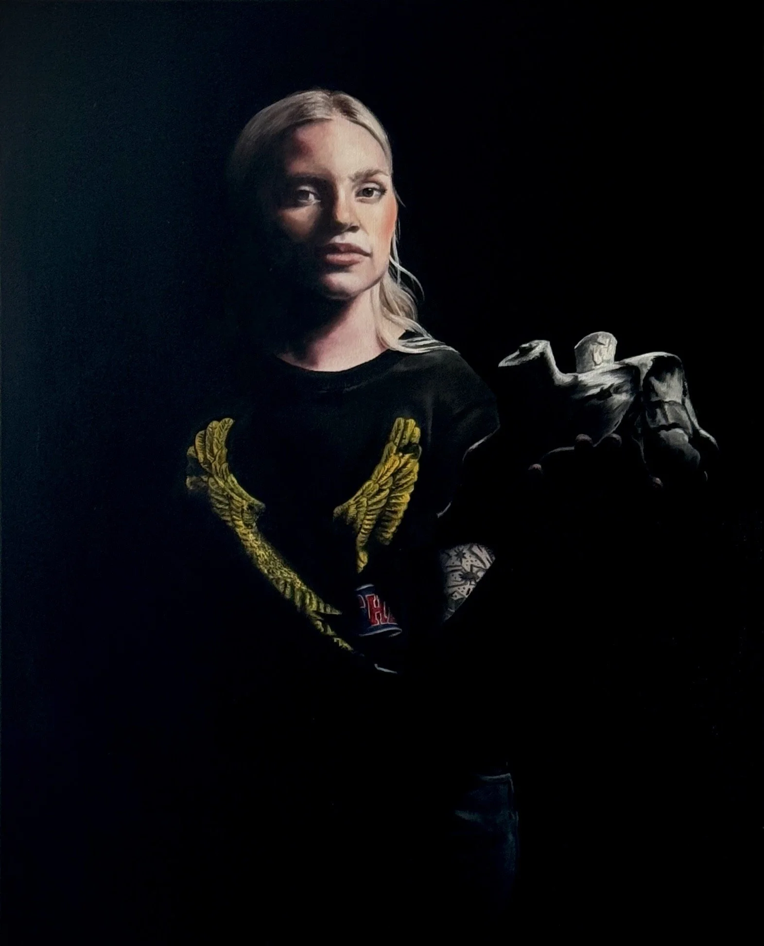 To look at death - oil on canvas - 20 x 16  in - 2024