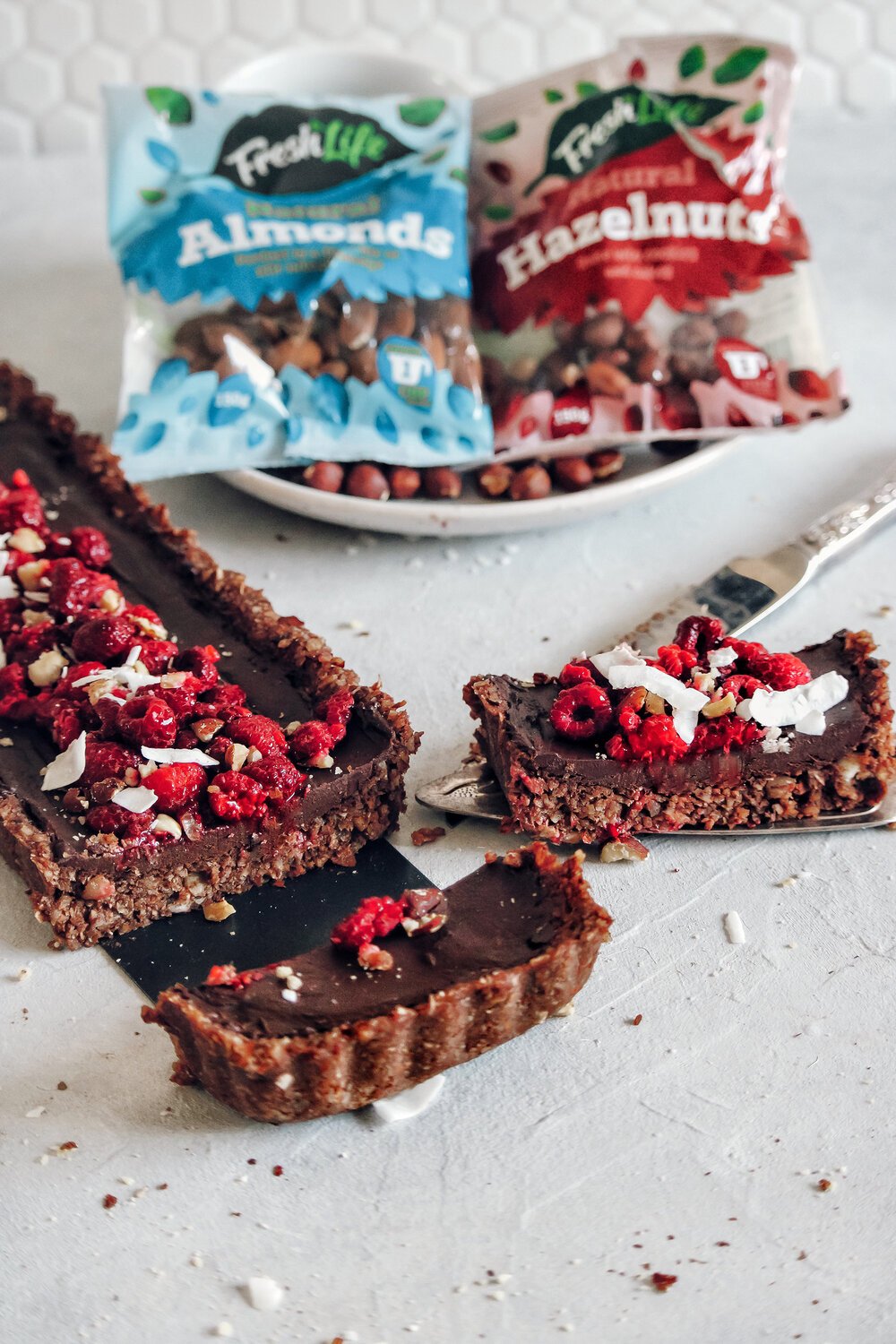 Raw Chocolate Avocado Tart