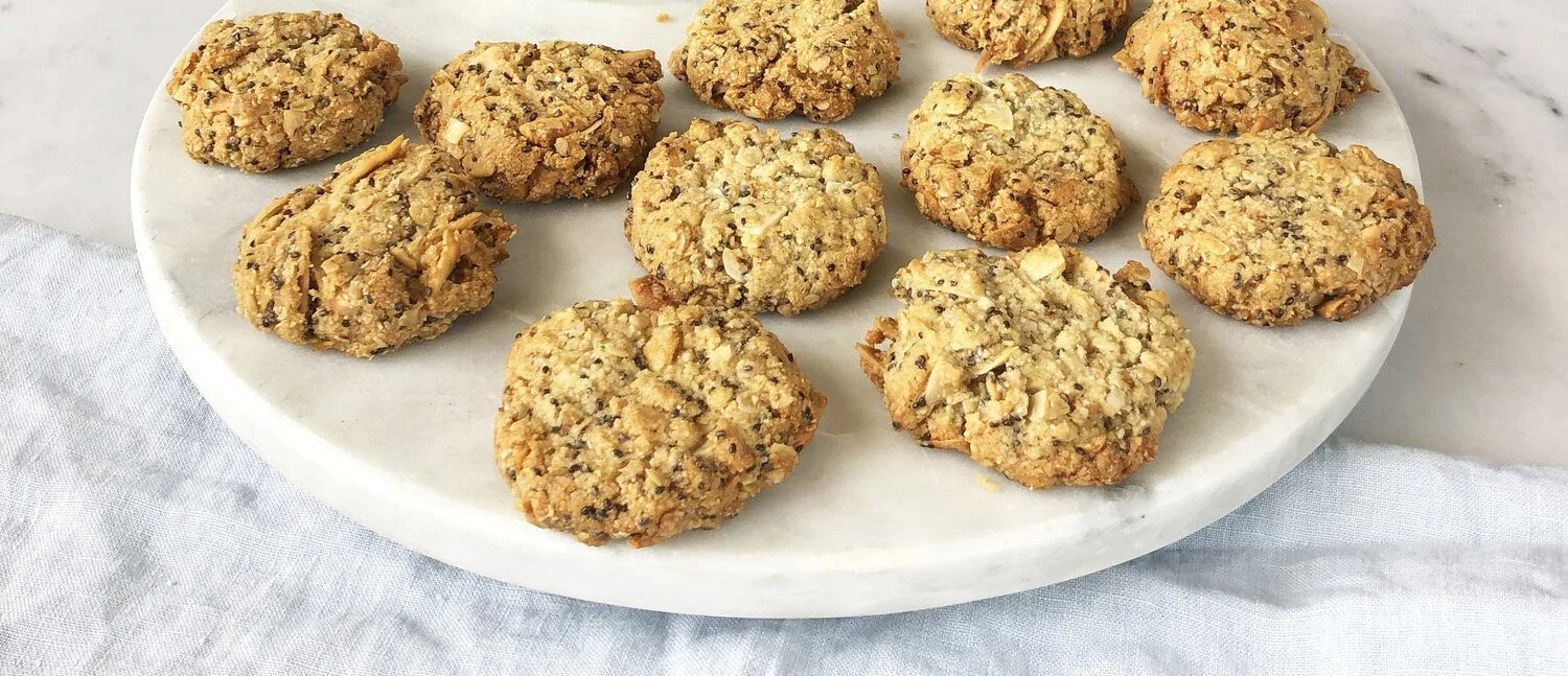 Anzac Biscuits with Coconut &amp; Chia 