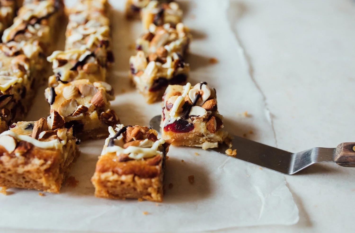 Hazelnut, Cranberry &amp; Almond Slice 