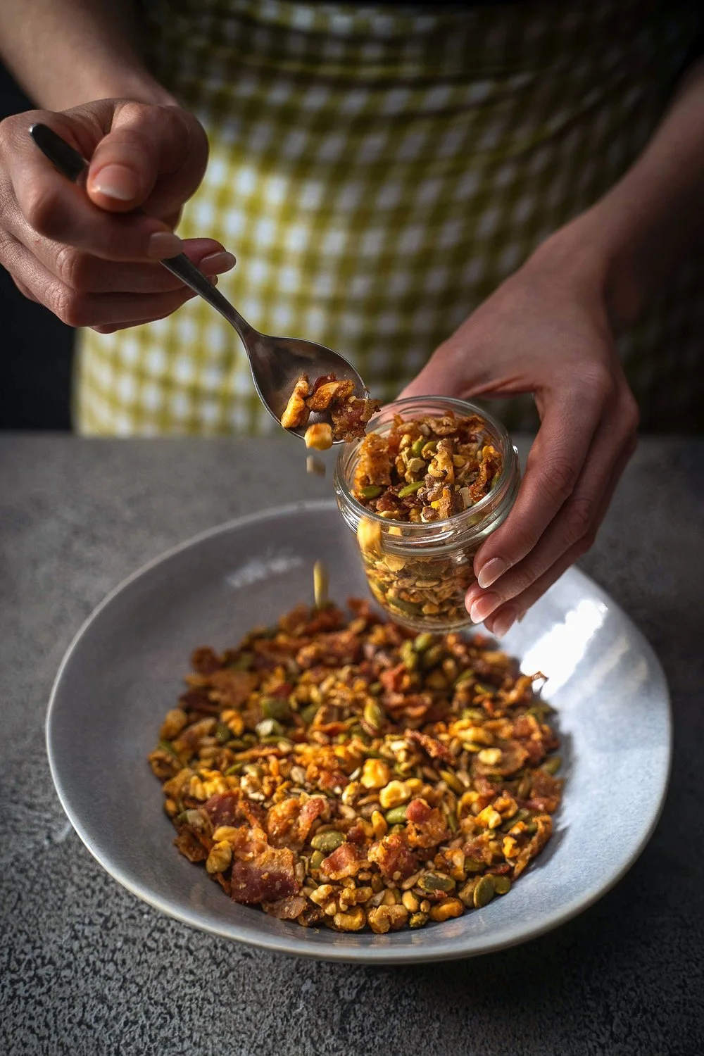 Bacon &amp; Nut Crumb