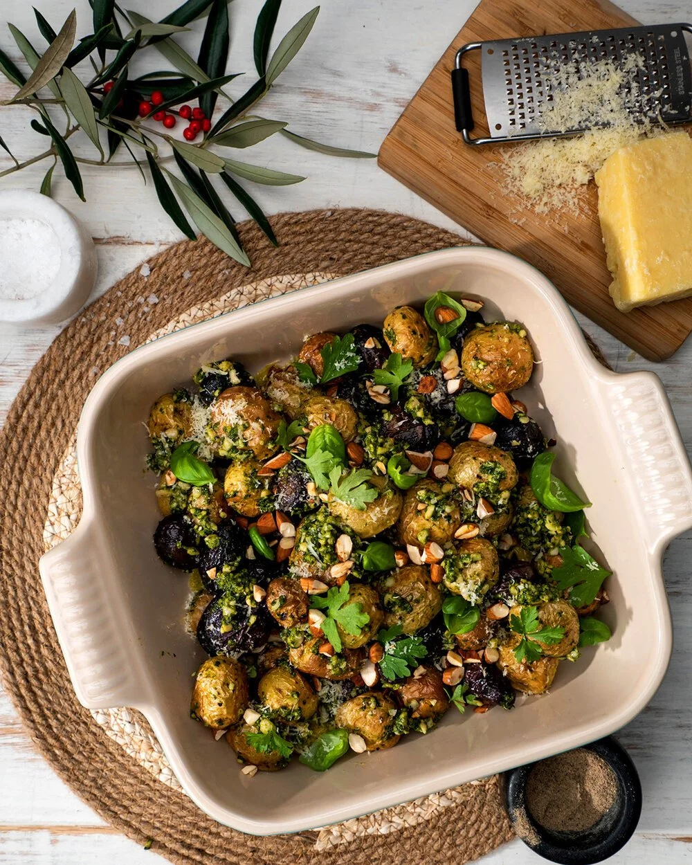 Pesto Potatoes