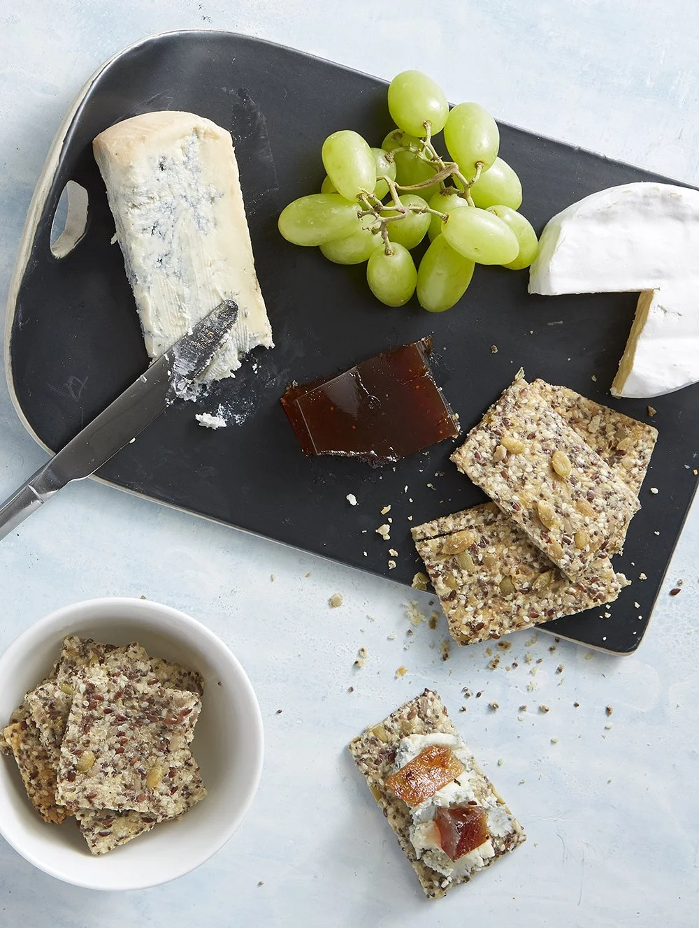 Parmesan Seed &amp; Oat Crackers