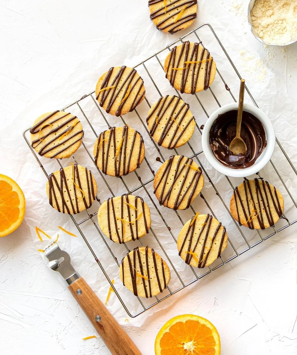 Keto Orange &amp; Almond Shortbread