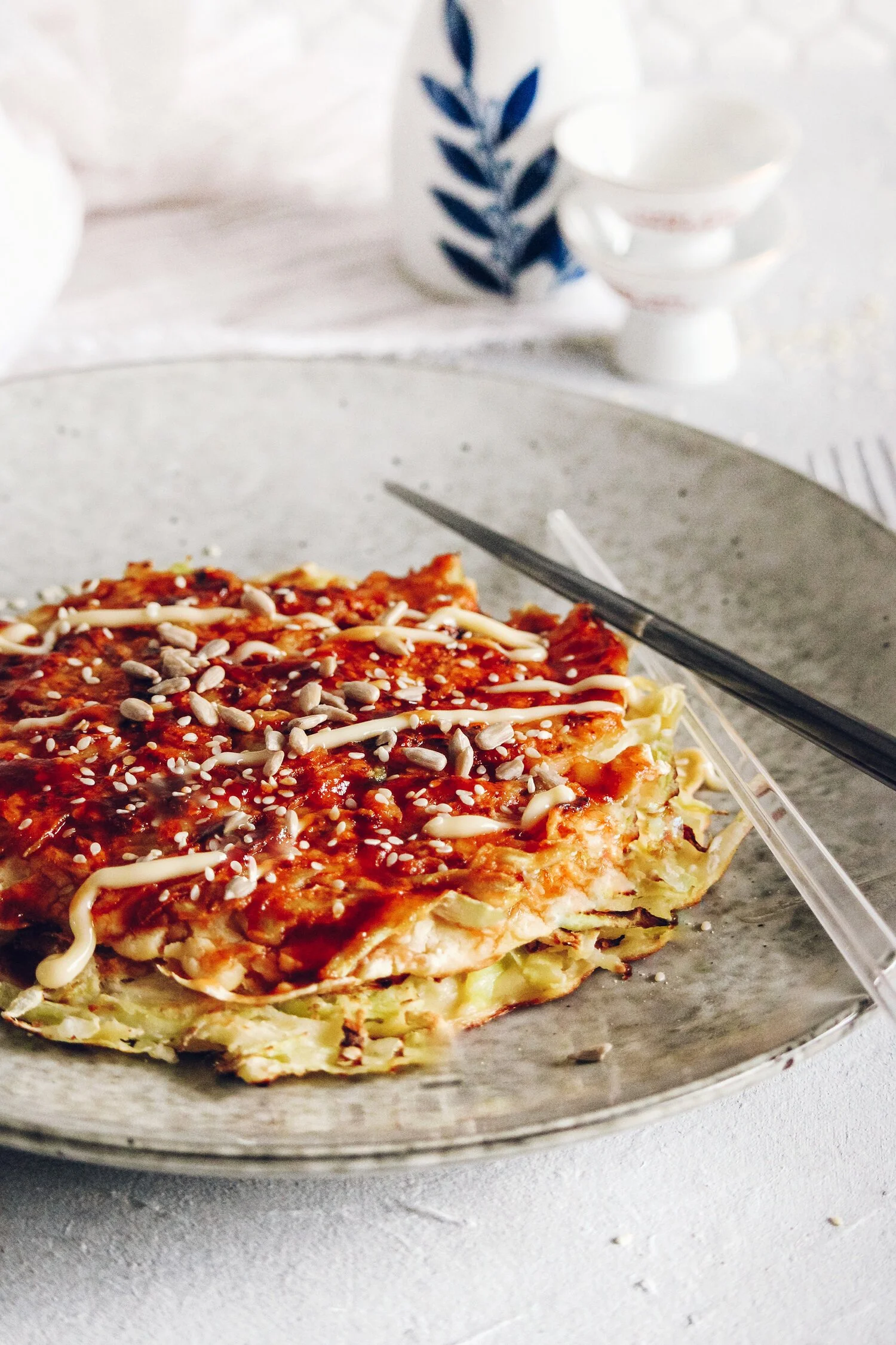 Japanese style Savoury Pancakes