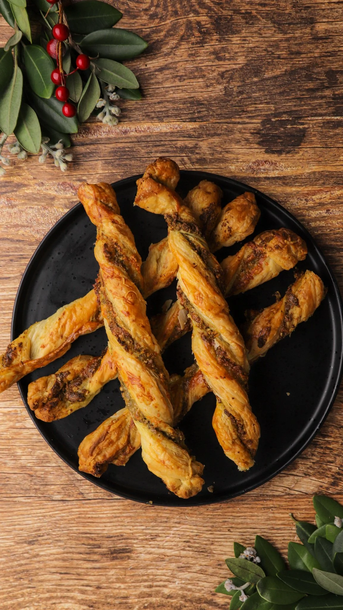 Cashew &amp; Walnut Pesto Twists 