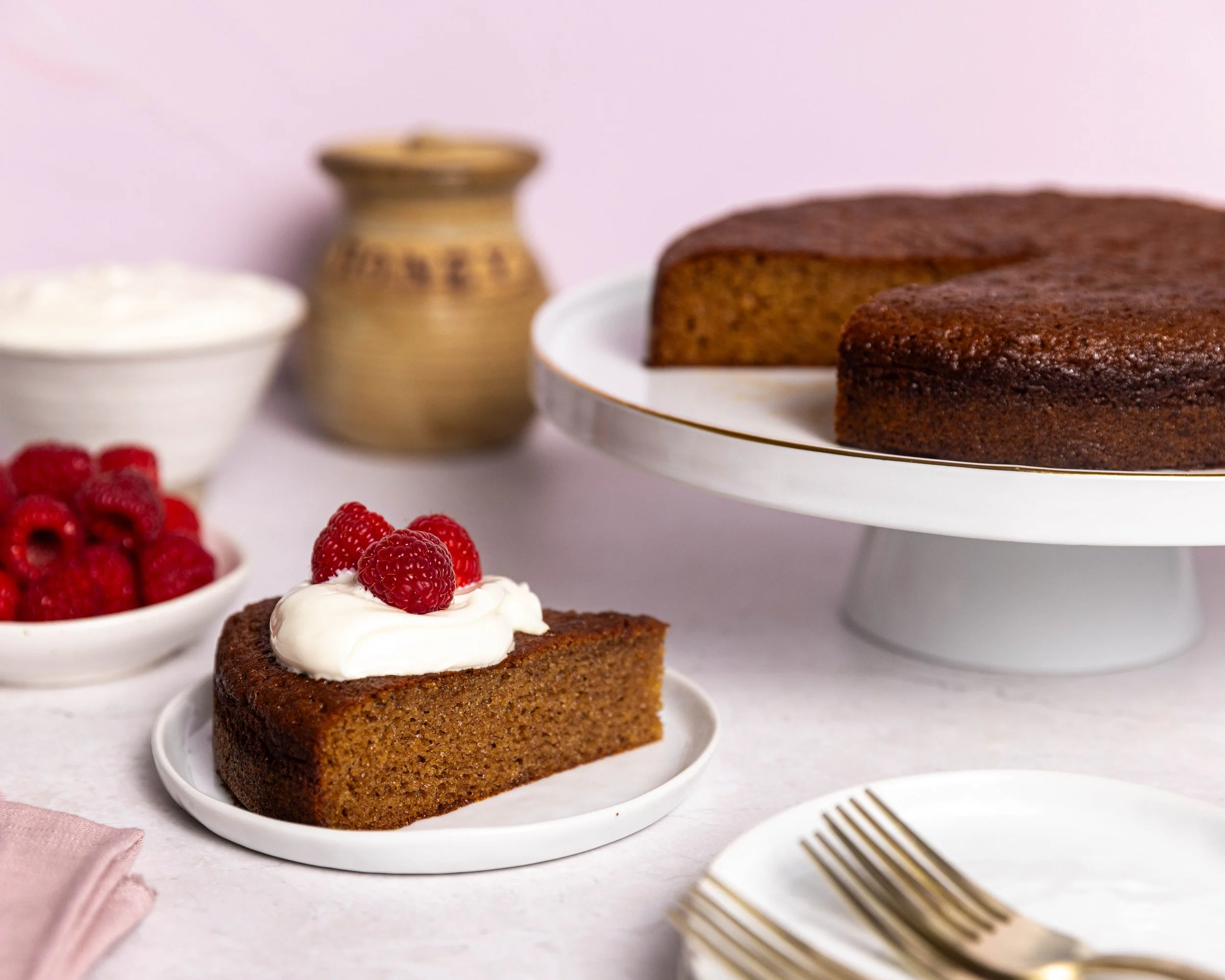 Gluten Free Almond Honey Cake
