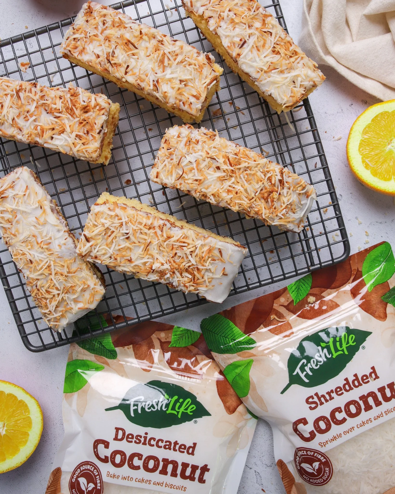 Lemon and Coconut Bars