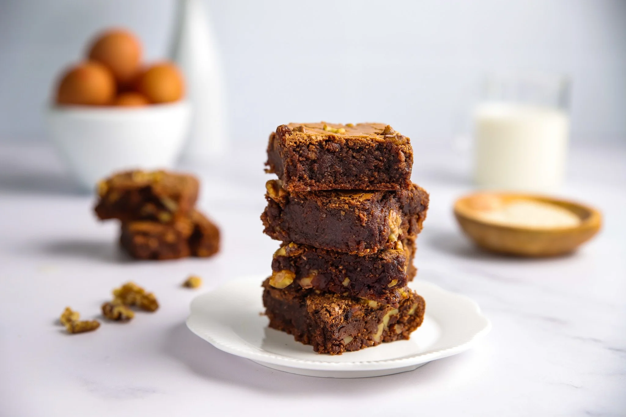 Chocolate Walnut Brownie (Gluten Free)
