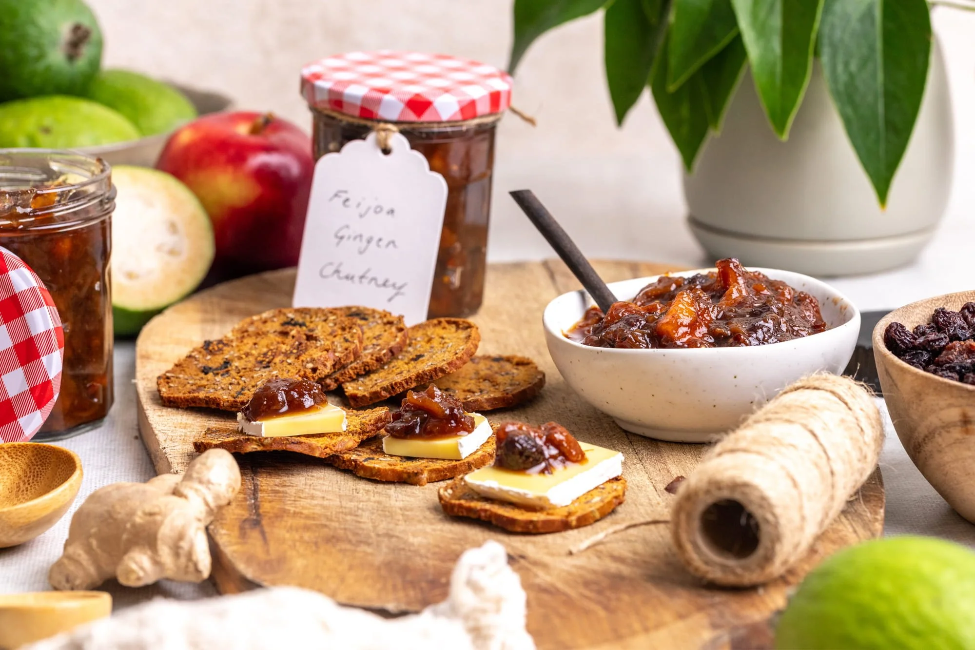 Feijoa Ginger Chutney