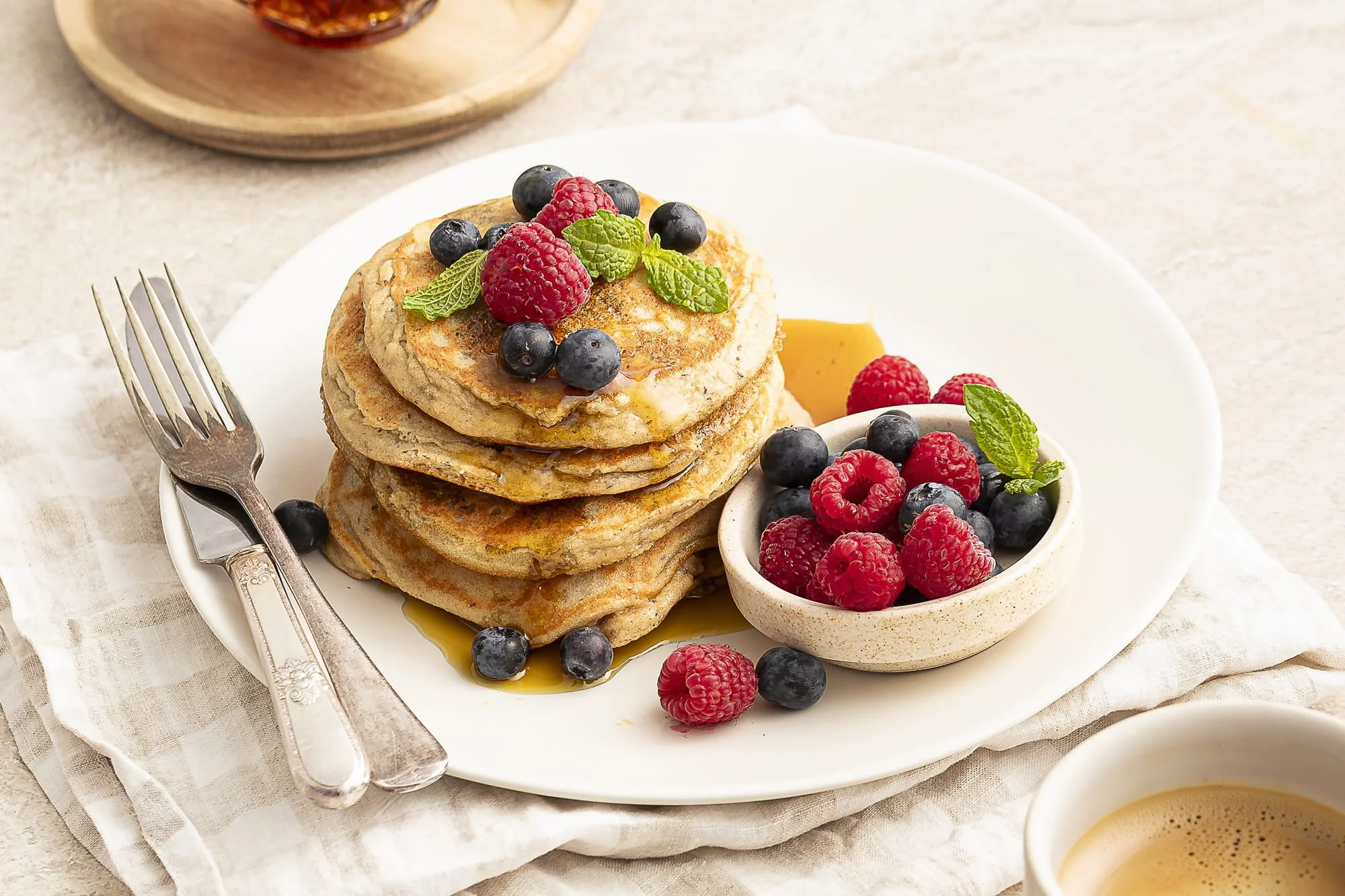 Fluffy Almond Flour Pancakes