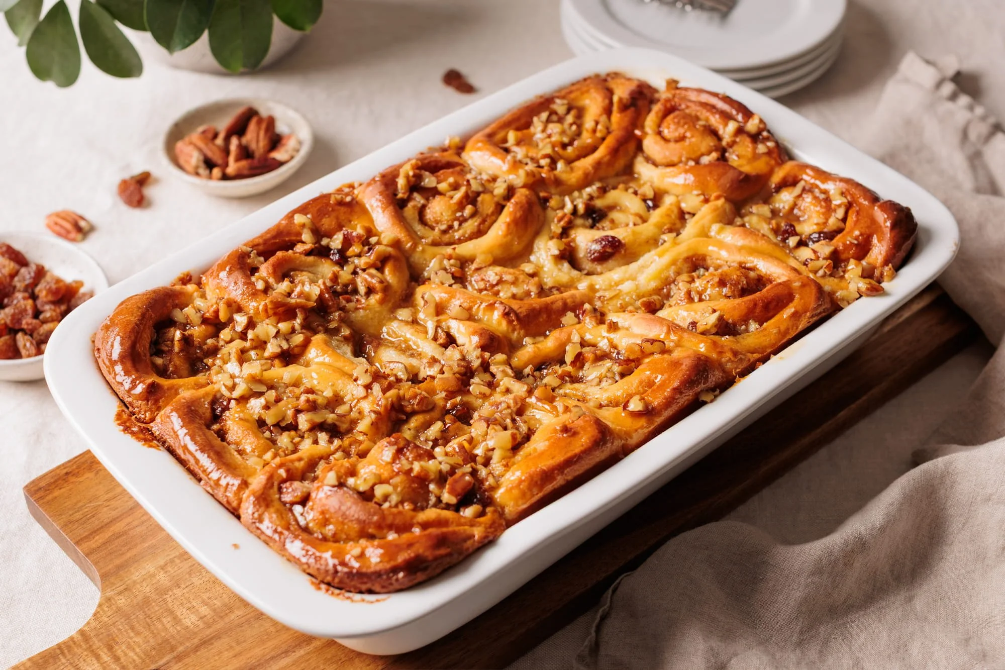 Sticky Maple &amp; Pecan Scrolls