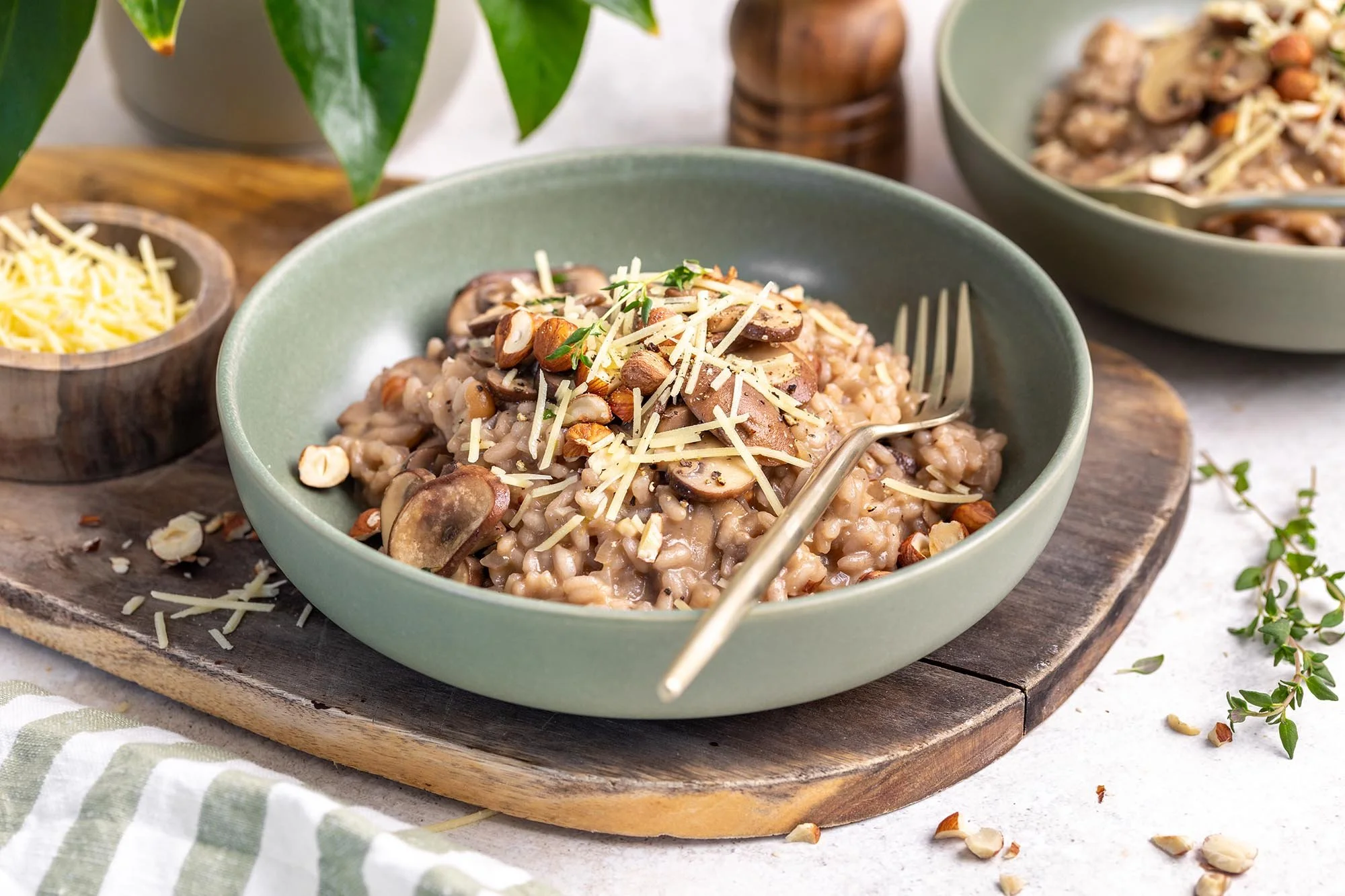 Hazelnut &amp; Mushroom Risotto