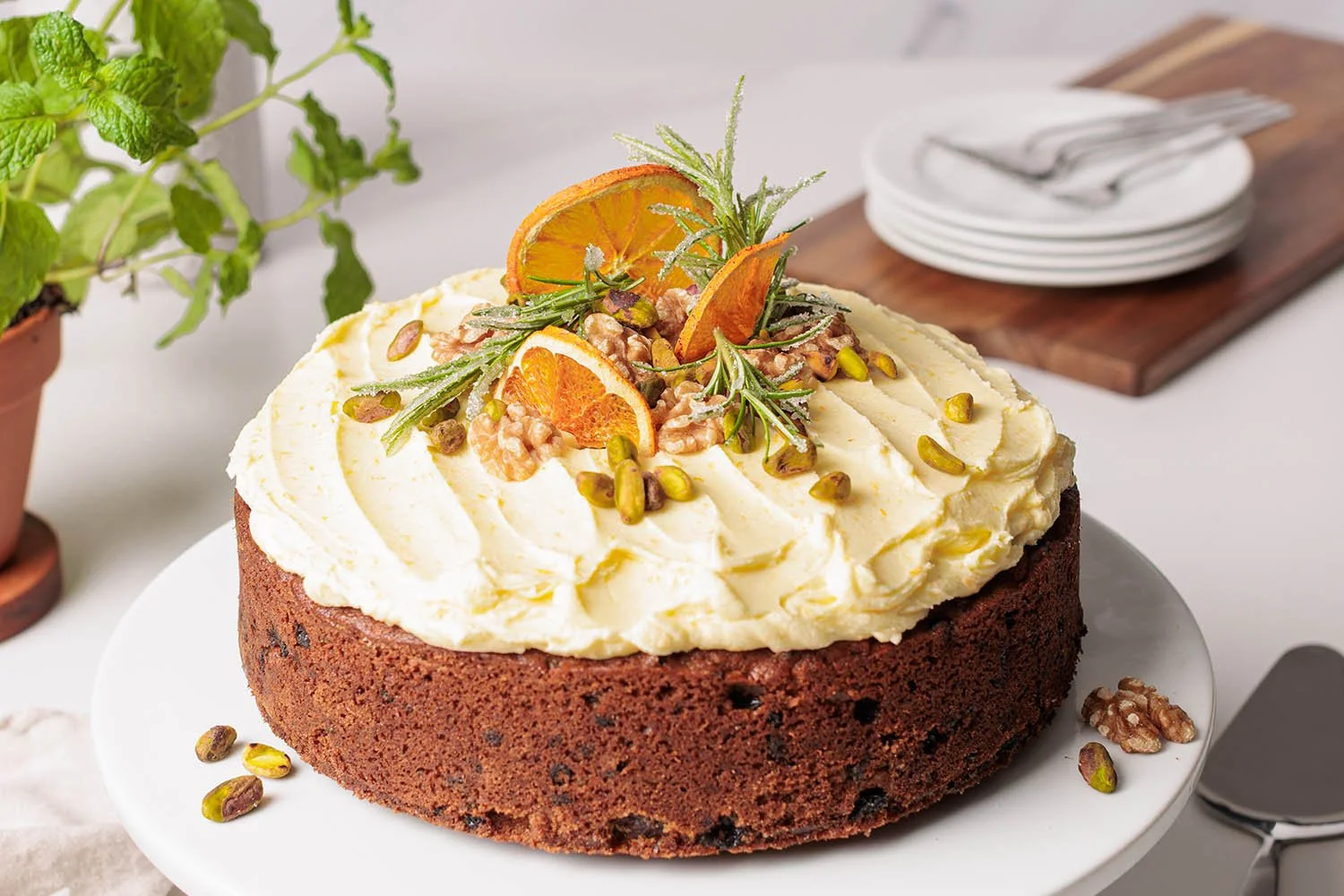 Festive Fruit and Nut Cake