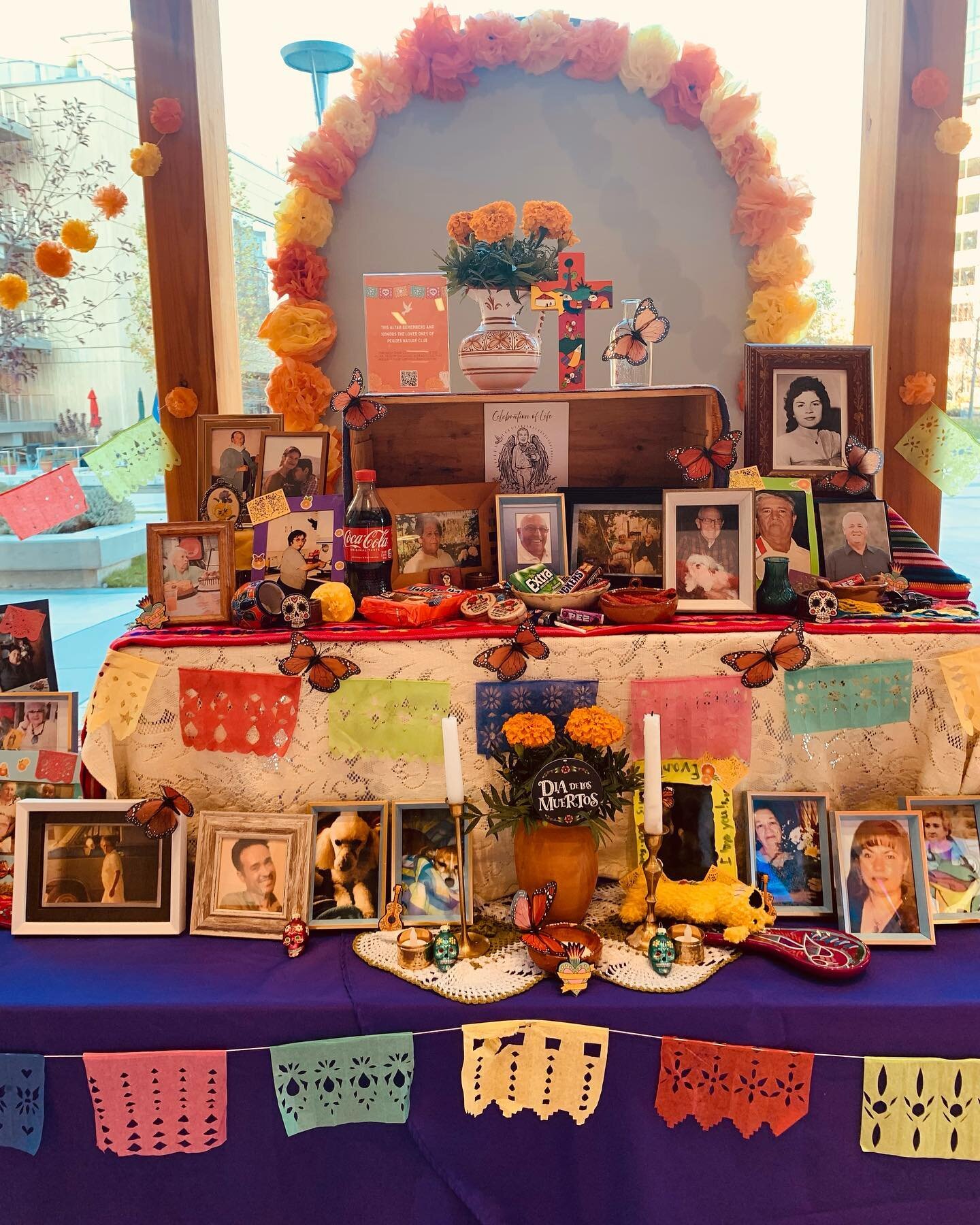 I had the honor of helping with the direction of putting this altar together. It celebrates family members from @pequesnatureclub. 

Death isn&rsquo;t easy to talk about it is sad &amp; painful. Even when you have faith in life after death, in heaven