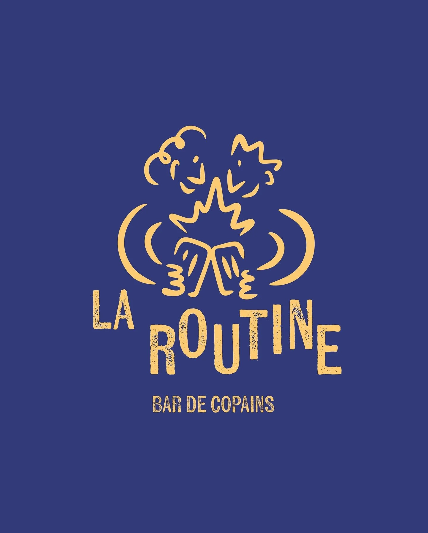 Proposition de logo pour un bar qui ouvre &agrave; Nantes. J&rsquo;ai fait mon master en design l&agrave;-bas et maintenant il y aura un logo dans les rues du centre ville que j&rsquo;aurai design&eacute;, la boucle est boucl&eacute;e, j&rsquo;y lais