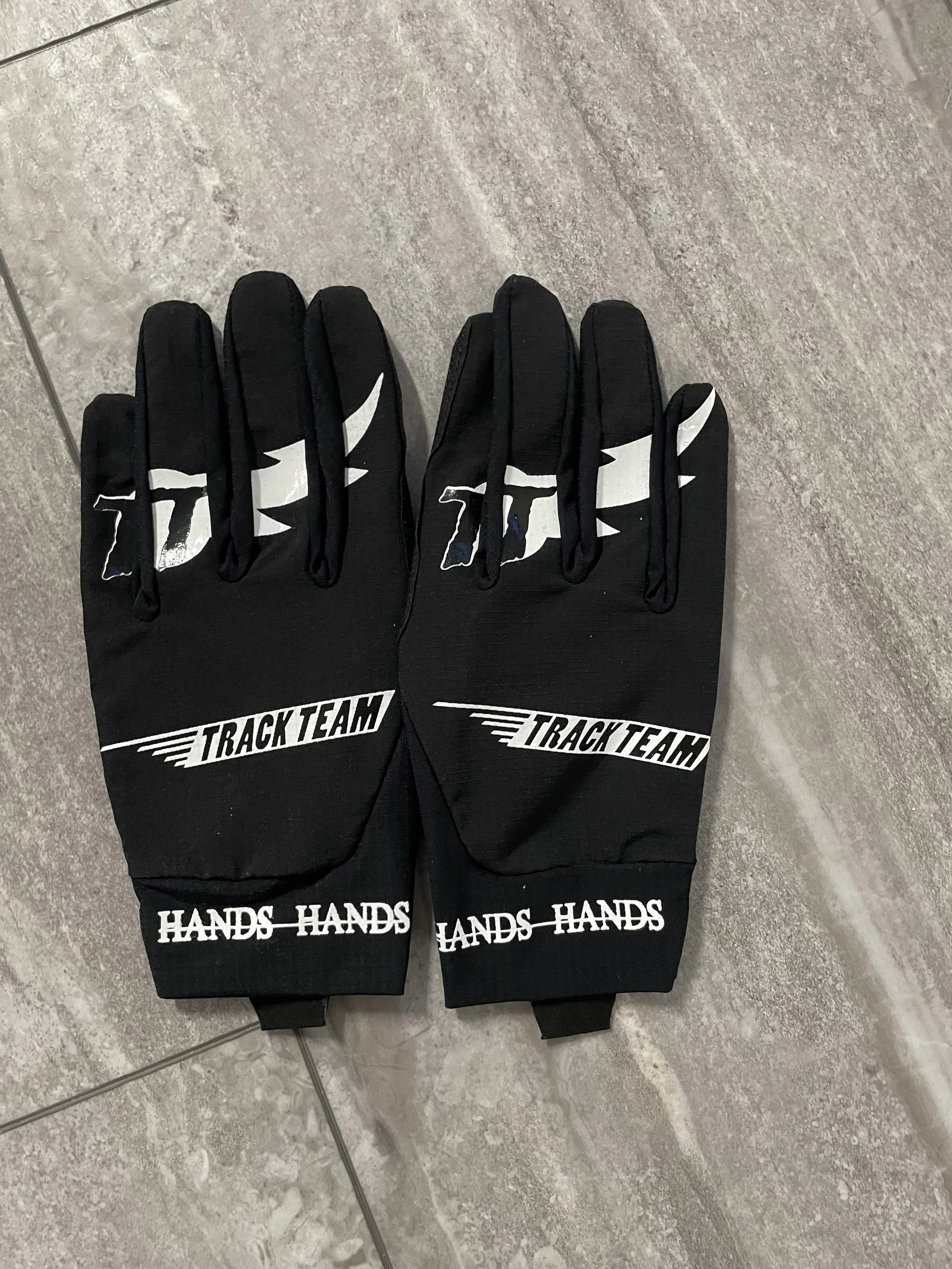 Warm biker gloves/ black