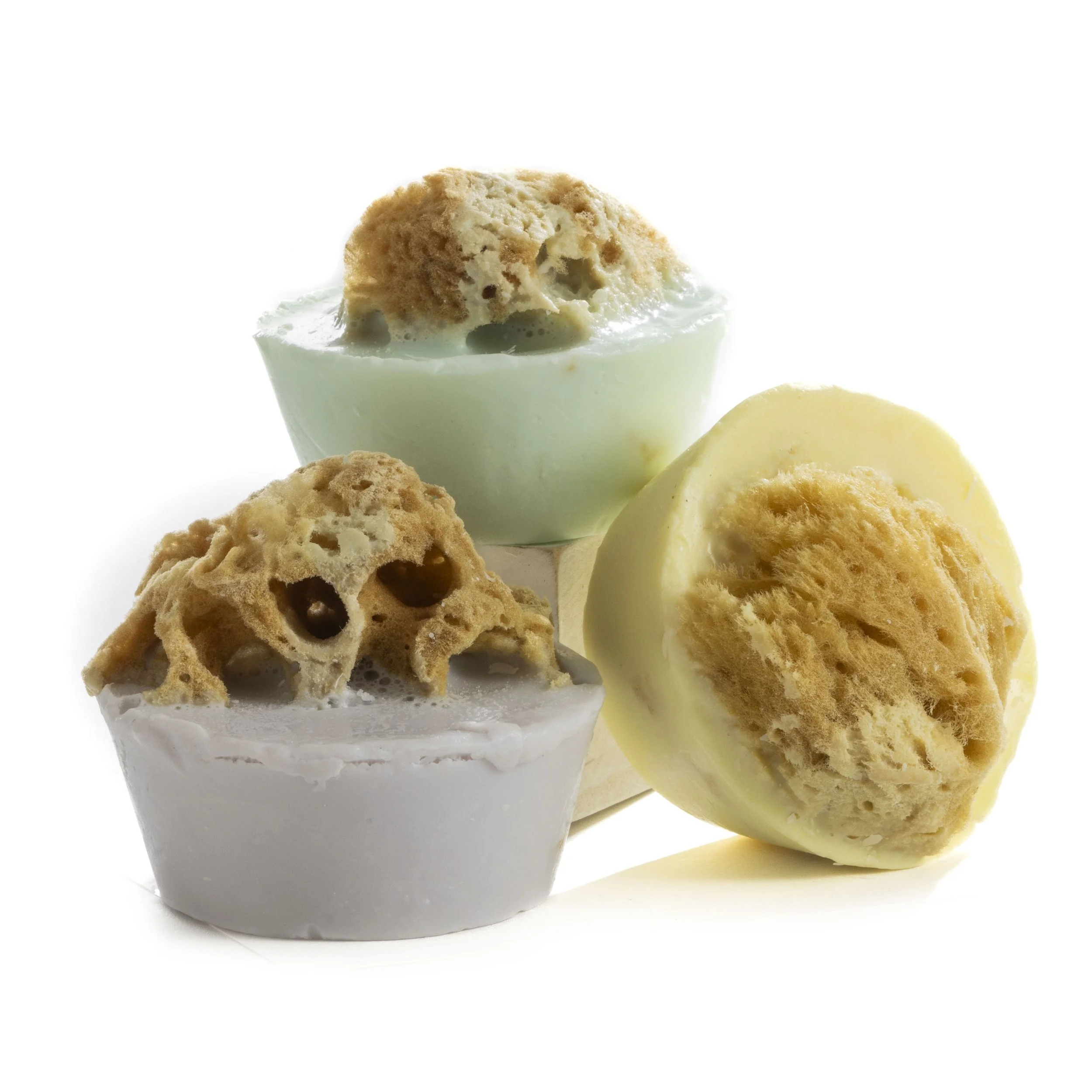 Mini Goat's Milk Soap With Sponge