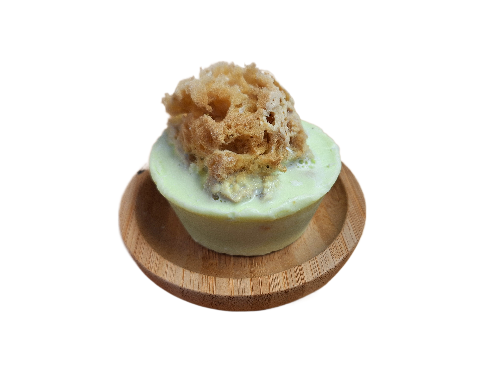 Small Round Bamboo Soap Dish with Soap.png