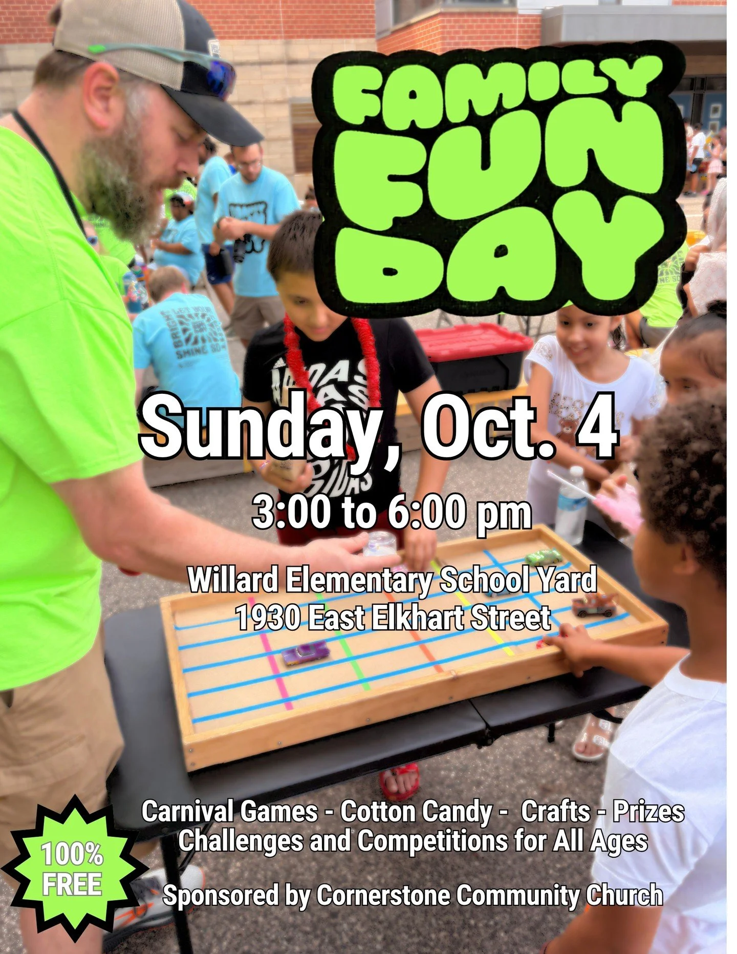 Philly Family Fun Day is BACK on October 4, 2026, and we need YOU to help be apart of it!

Last time, over 1,000 people joined us, and it took a village to serve our city well. We're looking for volunteers to jump in and serve with us:

🔨 Set-up &am