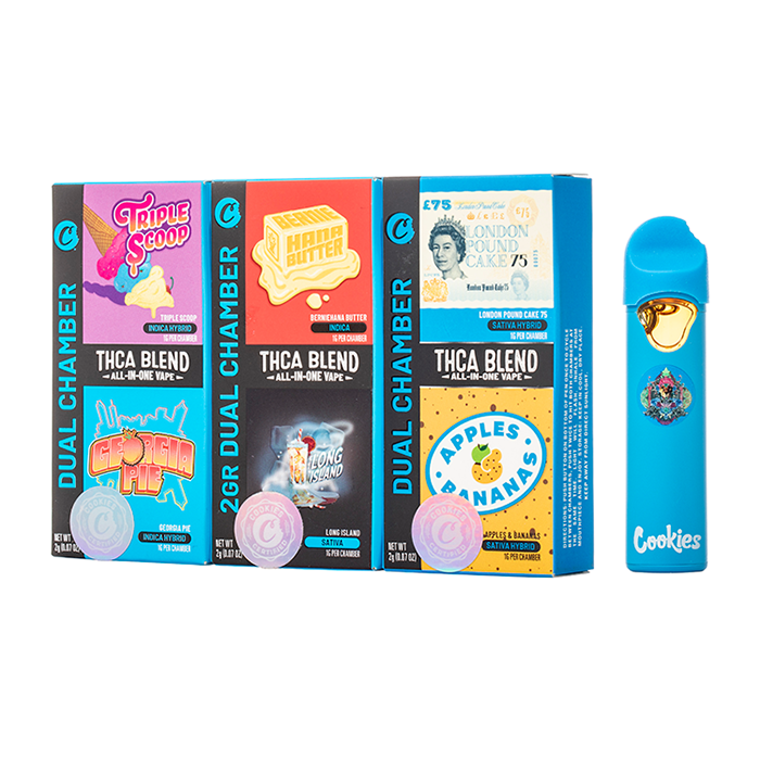 COOKIES 2G DUAL FLAVOR DISPOSABLE VAPES