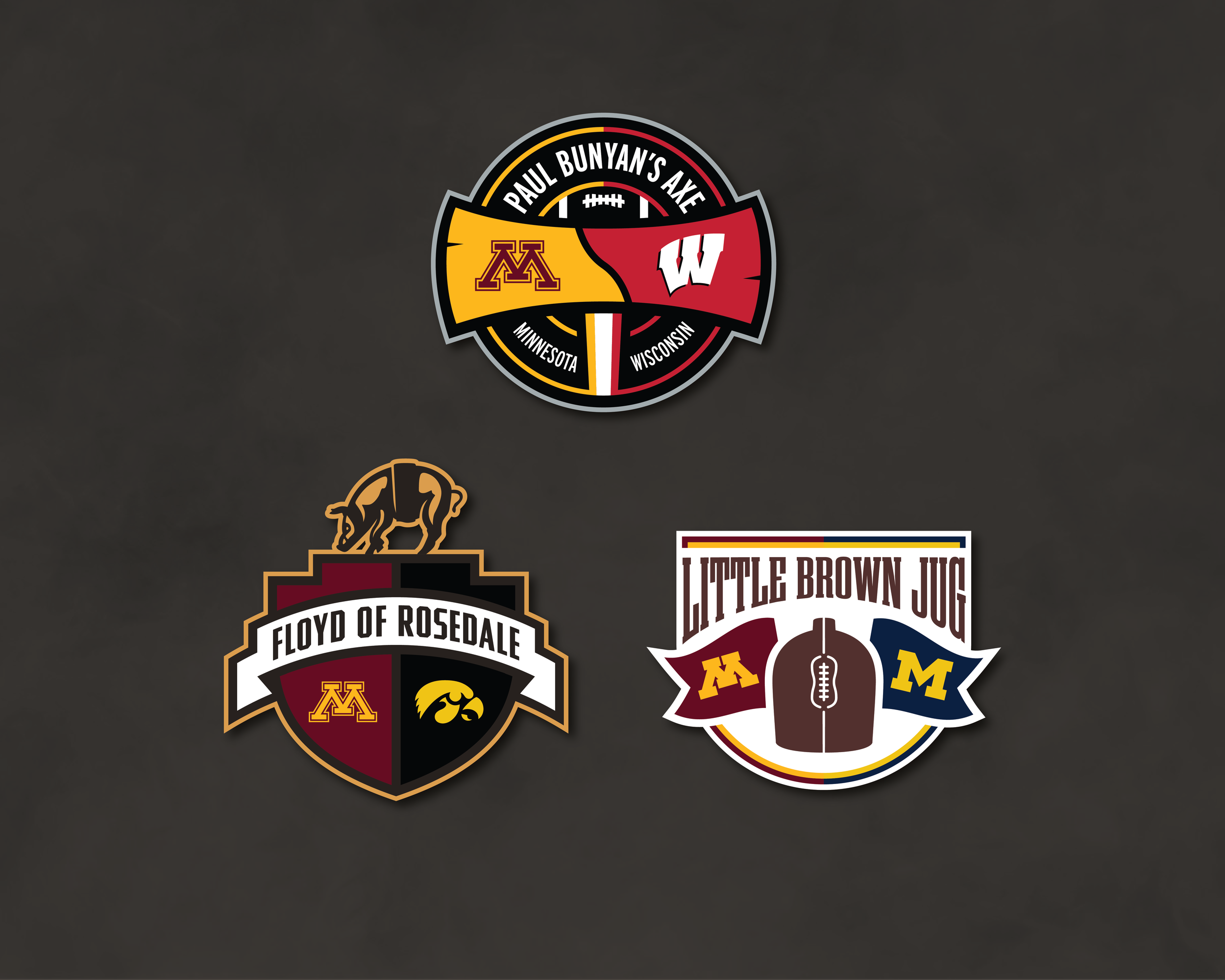 Minnesota Rivalry Logos