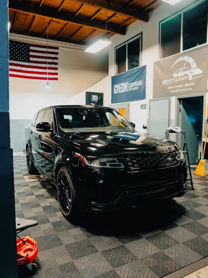 Range Rover Sport in for our Annual Ceramic Coating Package. 🏁

Protected with @gyeon.usa 1-year ceramic coating for a deep gloss and lasting protection.

#REVITCLEAN #RangeRoverSport #CeramicCoating