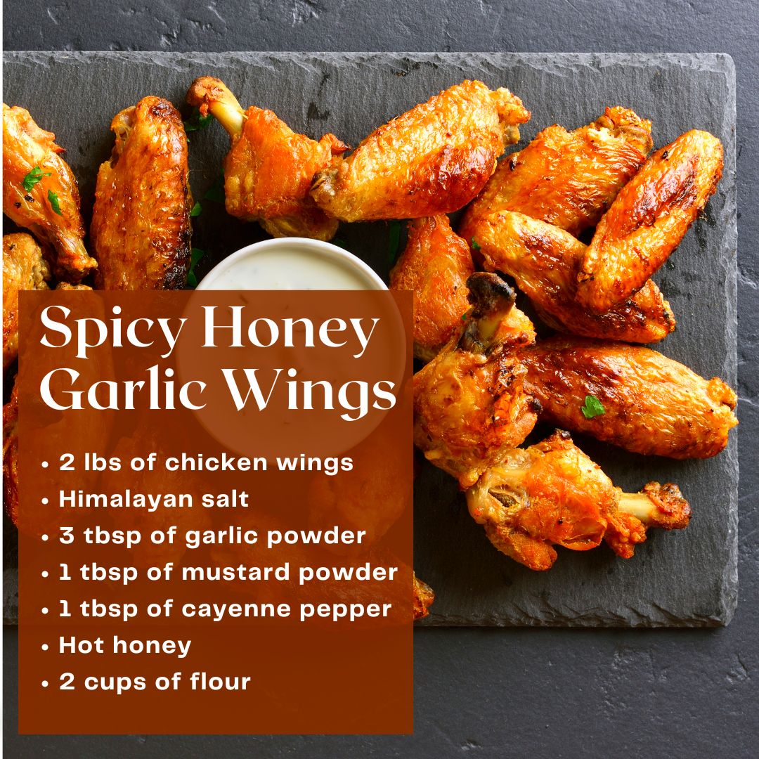RECIPE: Spicy Honey Garlic Wings