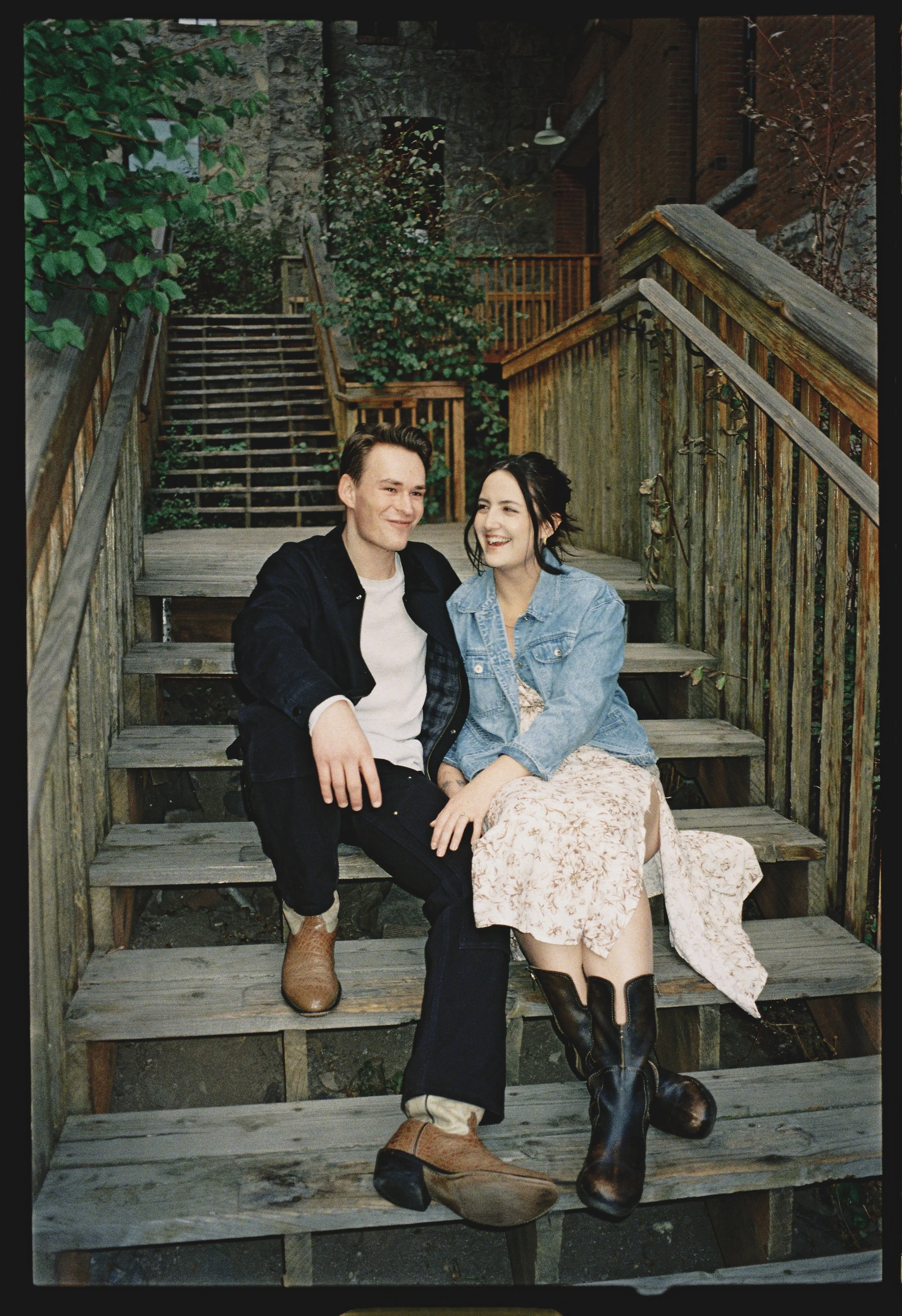 (My fiancé and I)