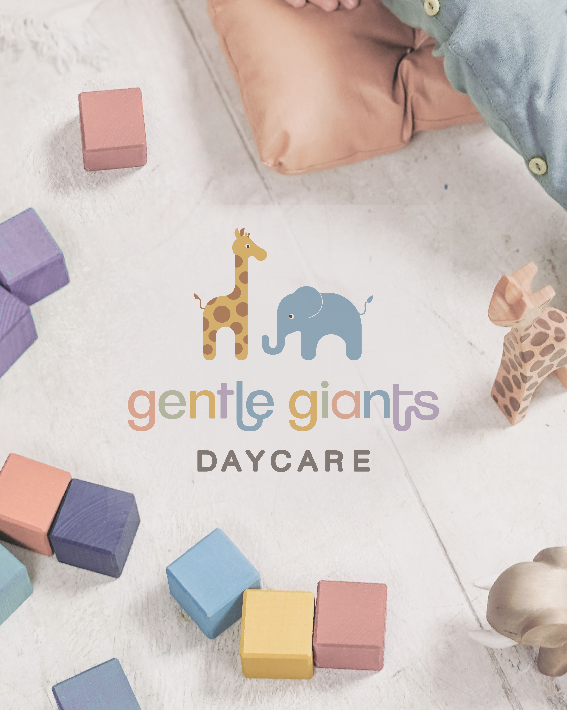 Gentle Giants Daycare Brand Identity by Weenk Creative