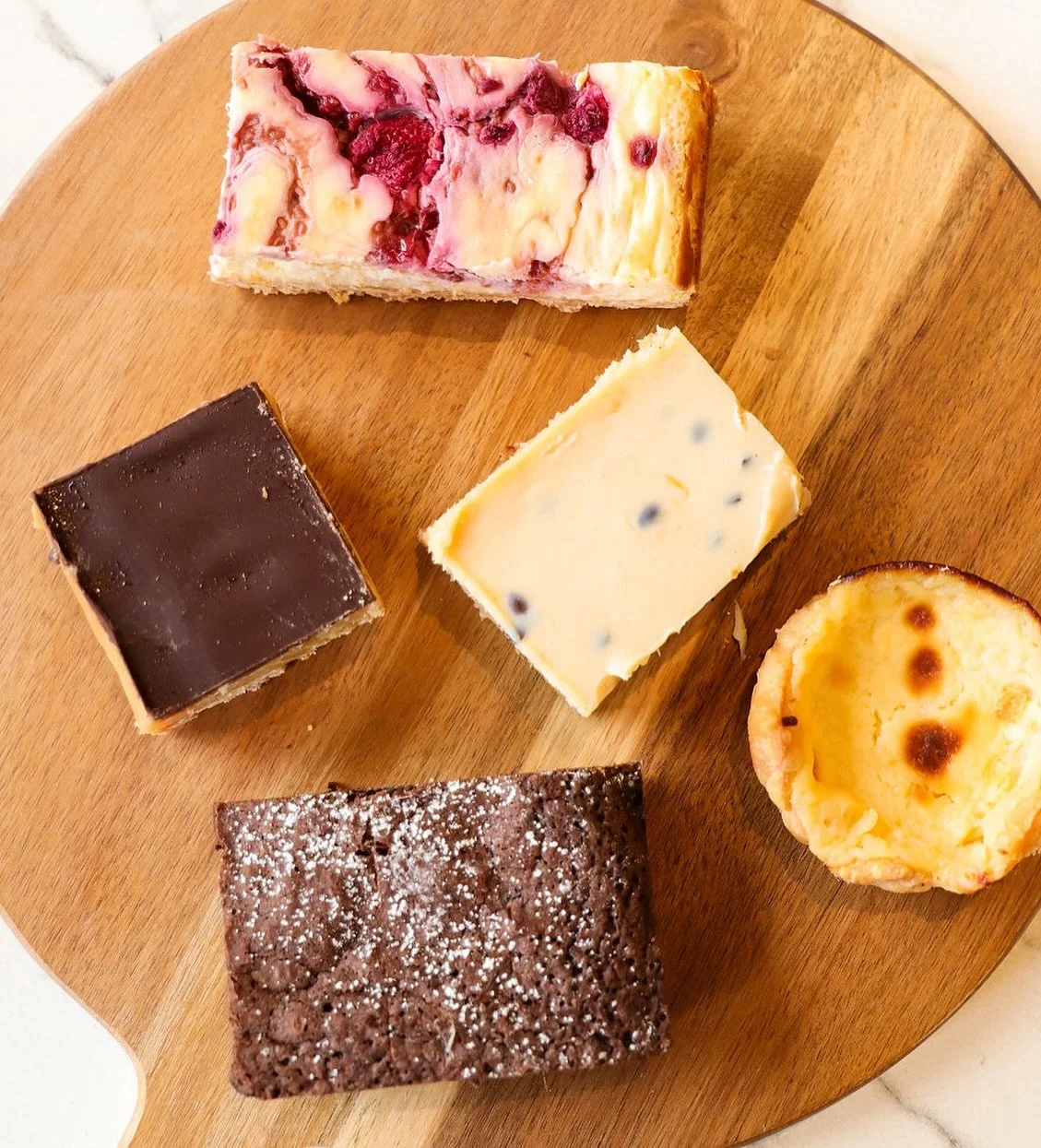 We’ve come up with a little early-week motivator… Tasty Tuesday.
The cure for your Tuesday blues — and yes, it involves something delicious. Sweet, sticky, chocolatey, crumbly — whatever your weakness, it’s waiting. Go