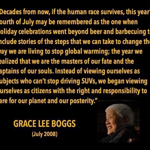 From #graceleeboggs on the 4th of July, written on this weekend in 2008.

Make the home of Jimmy &amp; Grace a Museum: givebutter.com/boggshouse