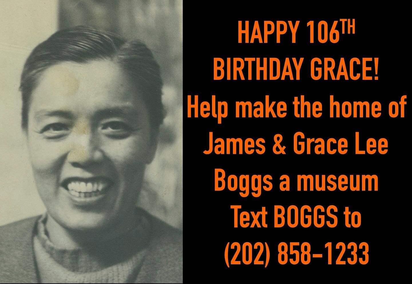 Grace Lee Boggs was born on June 27, 1915 #graceleeboggs