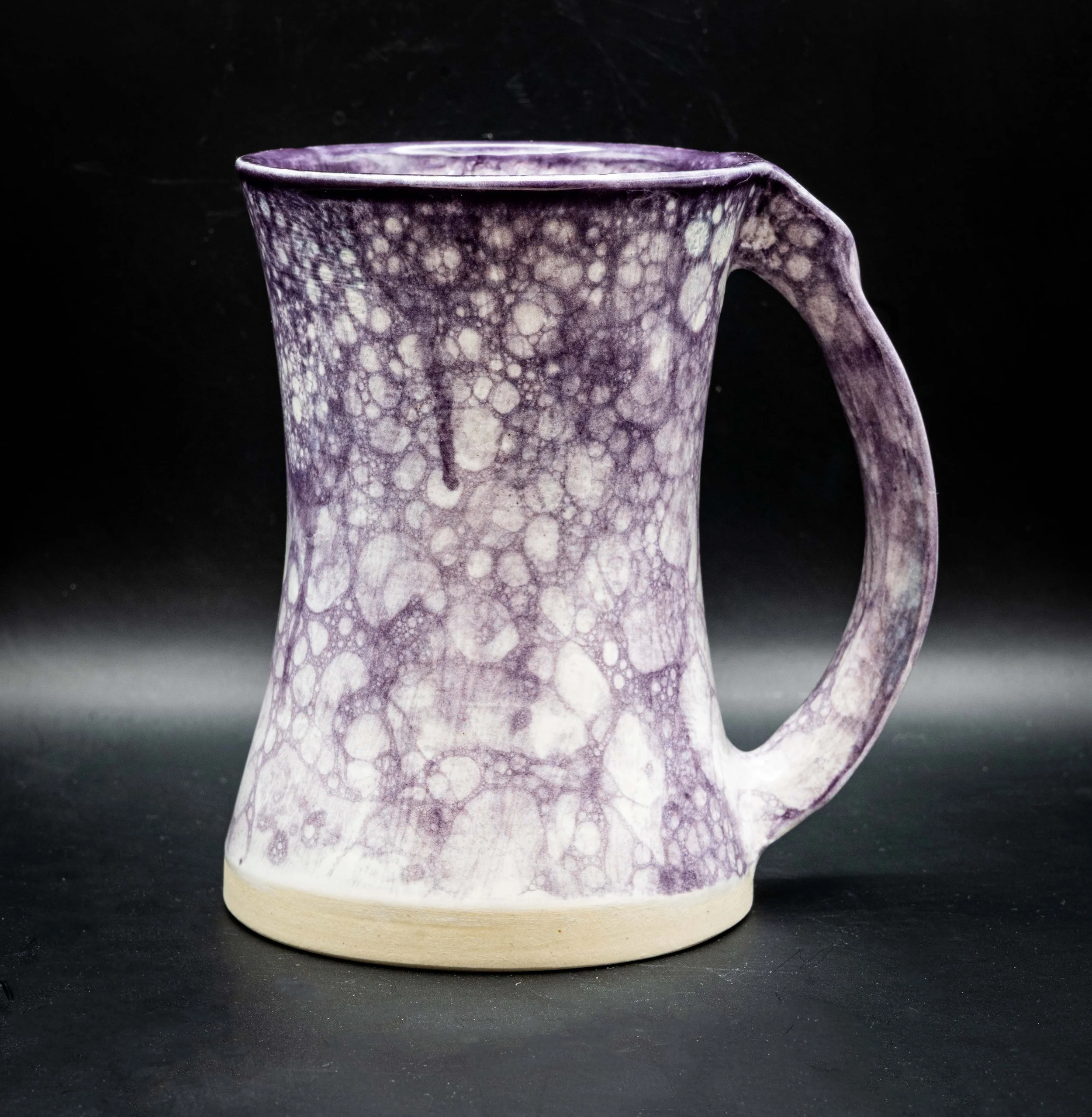 hourglass bubble glaze mug - purple.jpg