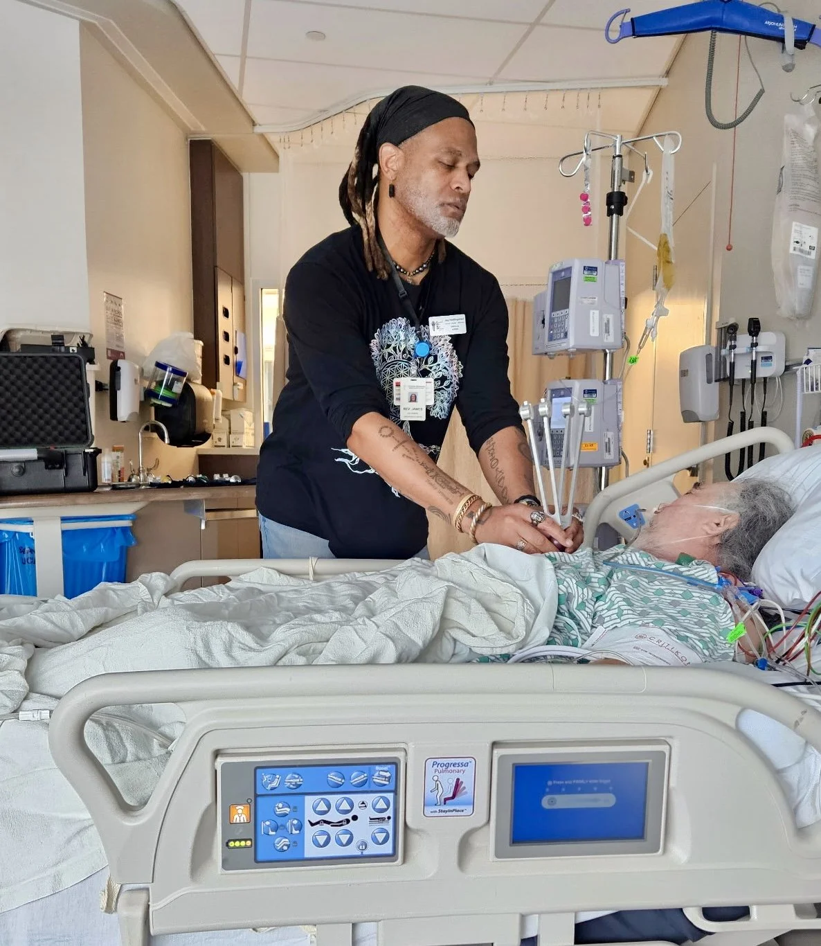 Hospital work.  Heart chakra healing for circulatory issues.