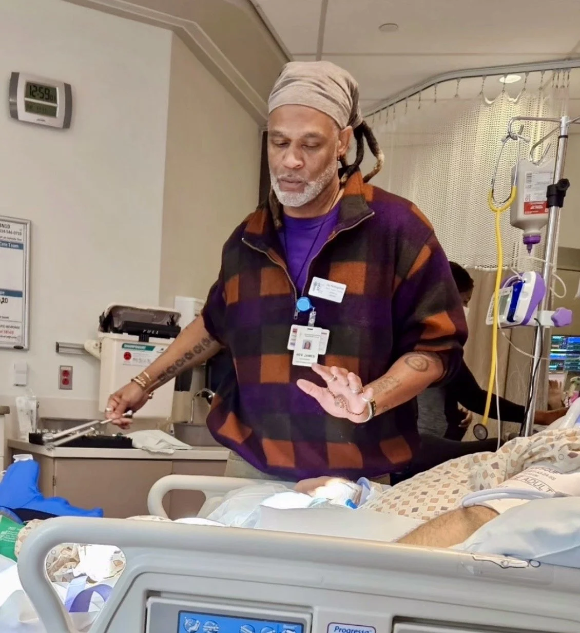 Hospital work.  Shamanic healing for systemic infection.