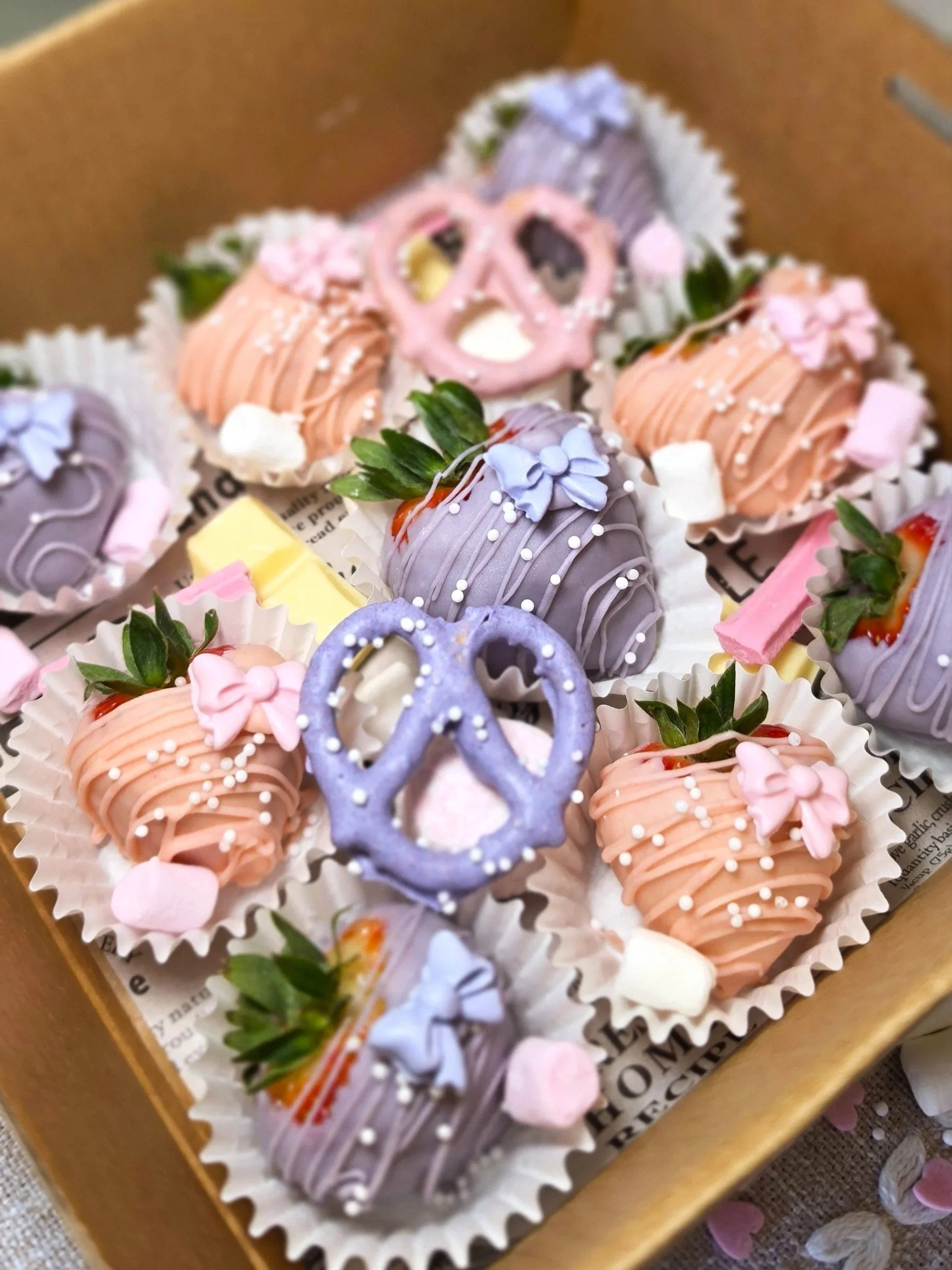 White Chocolate Strawberries