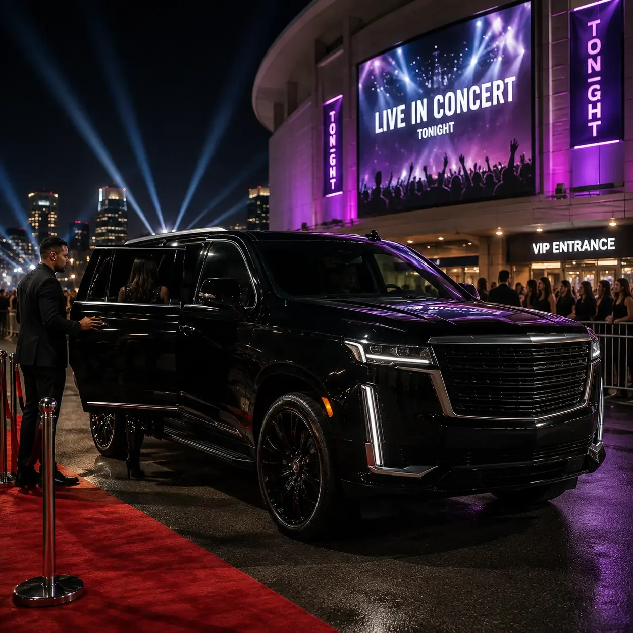 Black Car Select Limo Service for Nashville Concert and Special Event Transportation